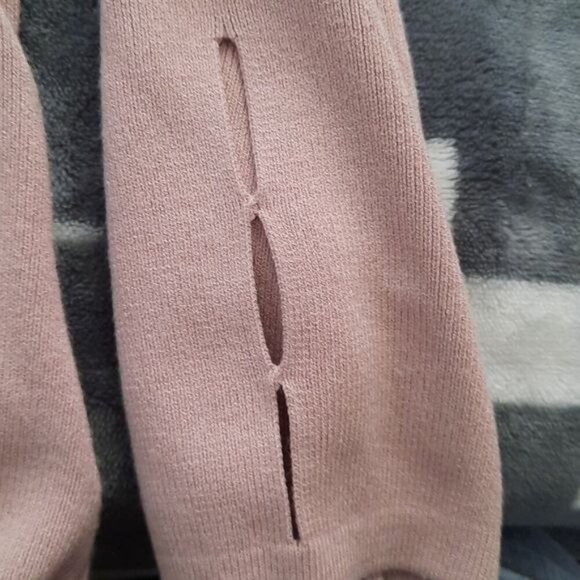 Selected Womens Wear Cutout Sleeve Boat Neck Sweater Size Small - Picture 5 of 5